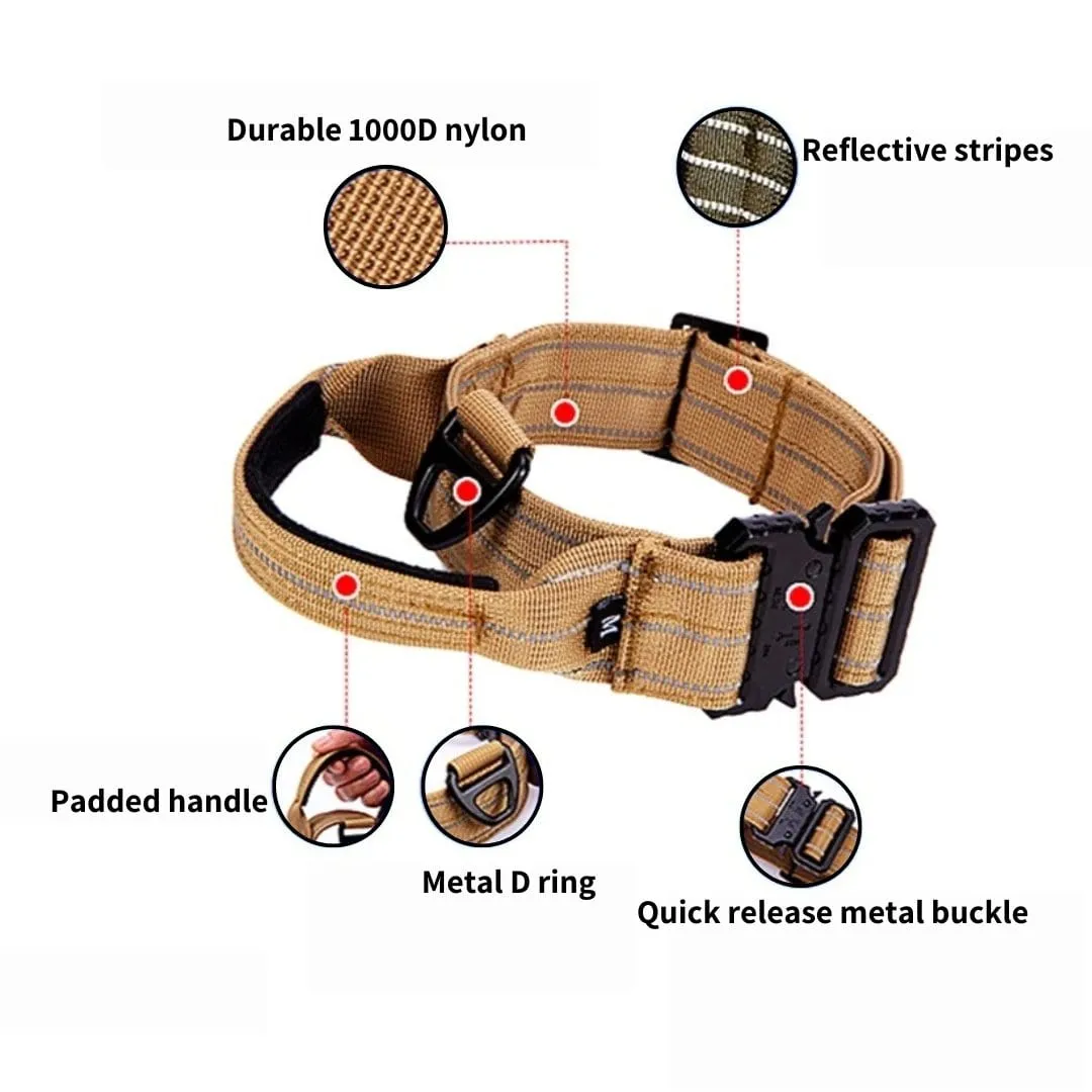 1000D Reflective Collar With Handle