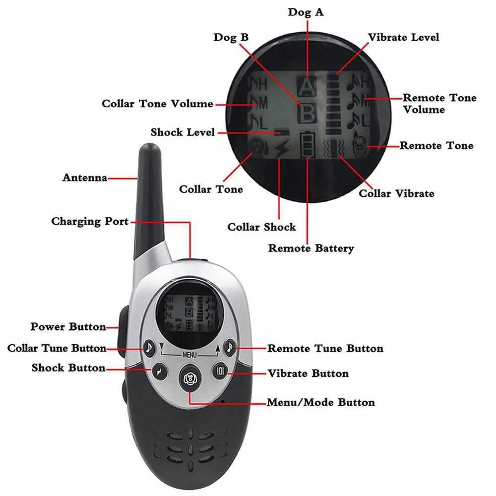 100M Dog Training Collar - Waterproof Pet Training Collar