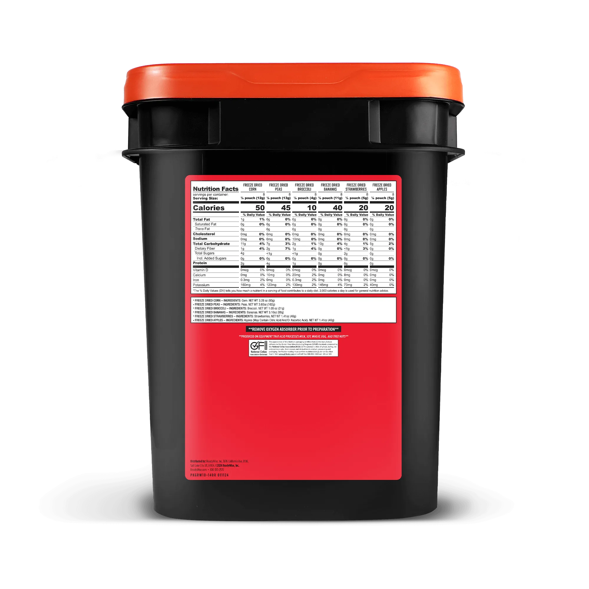 104 Serving Fruit & Vegetable Bucket
