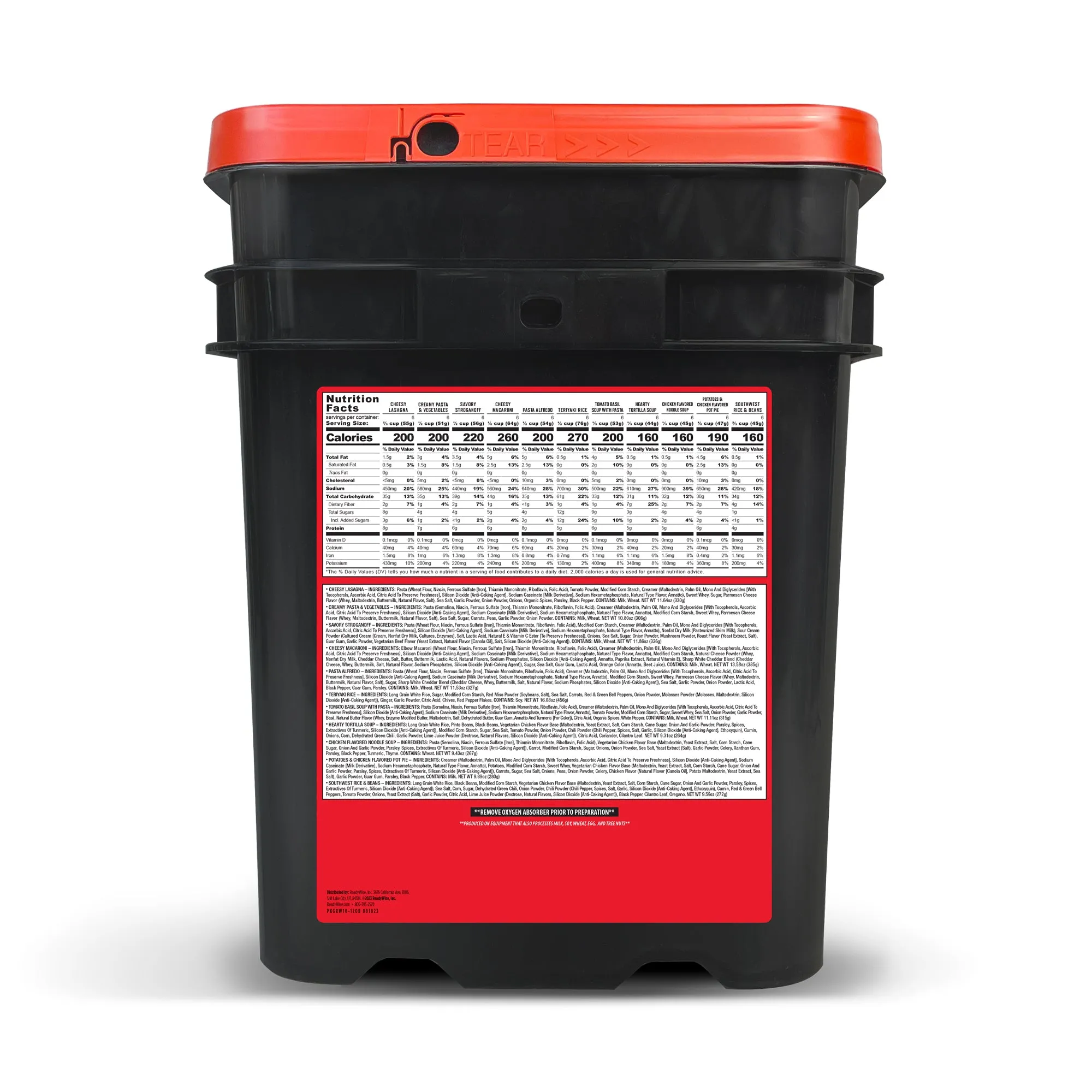 1080 Serving Package of Long Term Emergency Food Supply