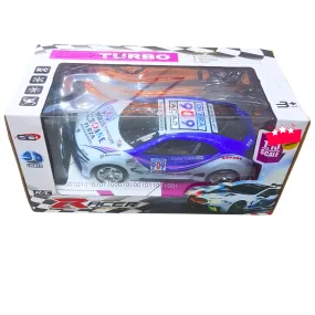 1:18 Turbo RC Racer – High-Speed Remote Control Car with 3D Lights | Sporty Racing Car for Kids