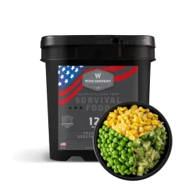 120 Serving Freeze Dried Vegetable Bucket