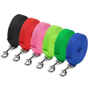 1.5M 3M 4.5M 6M 10M Nylon Dog Training Leashes Walking Pet Leash Long Lanyard Traction Rope for Small Large Dogs Lead Item