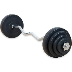 1" EZ Curl Bar Set- 25Kg
