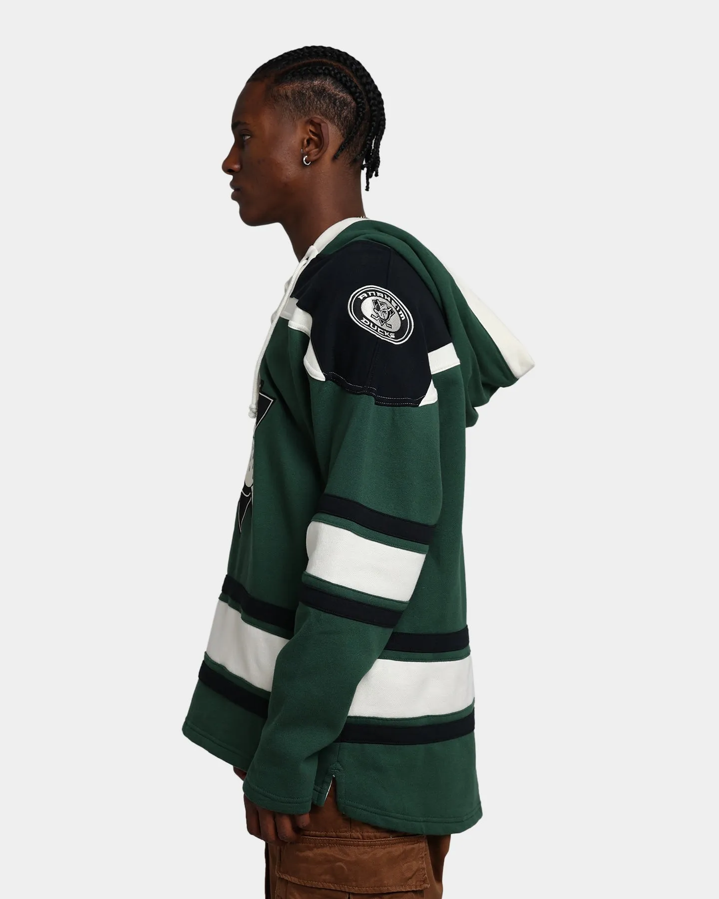 47 Brand Anaheim Ducks Superior Lacer Hoodie Dark Green