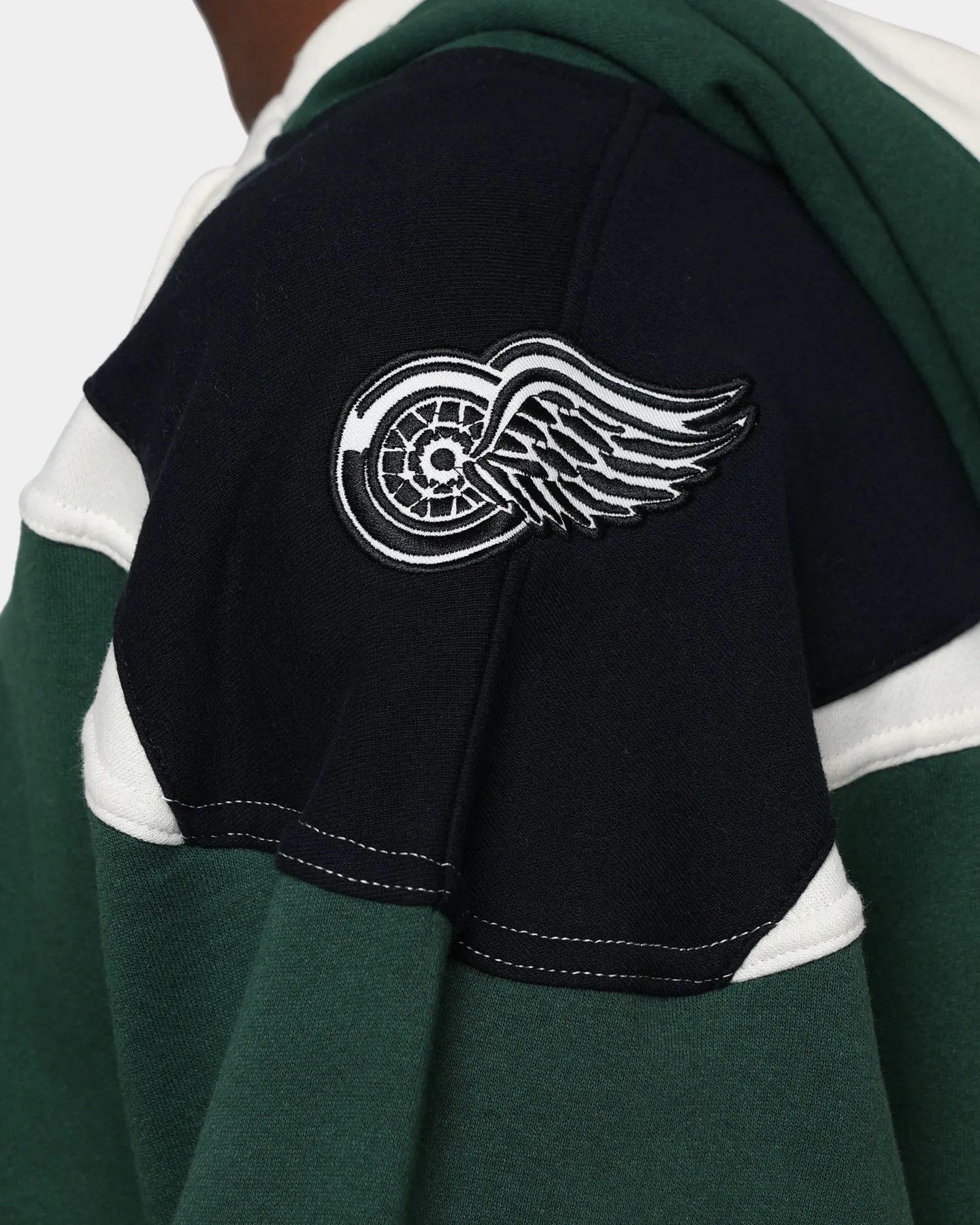 47 Brand Detroit Red Wings Superior Lacer Hoodie Dark Green
