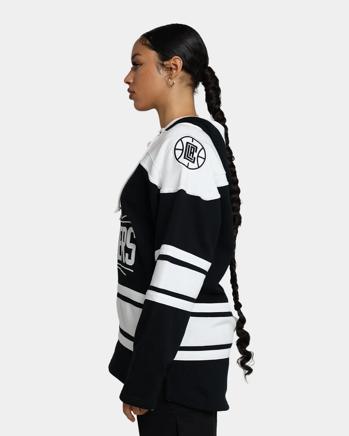 47 Brand LA Clippers Superior Lacer Hoodie Jet Black