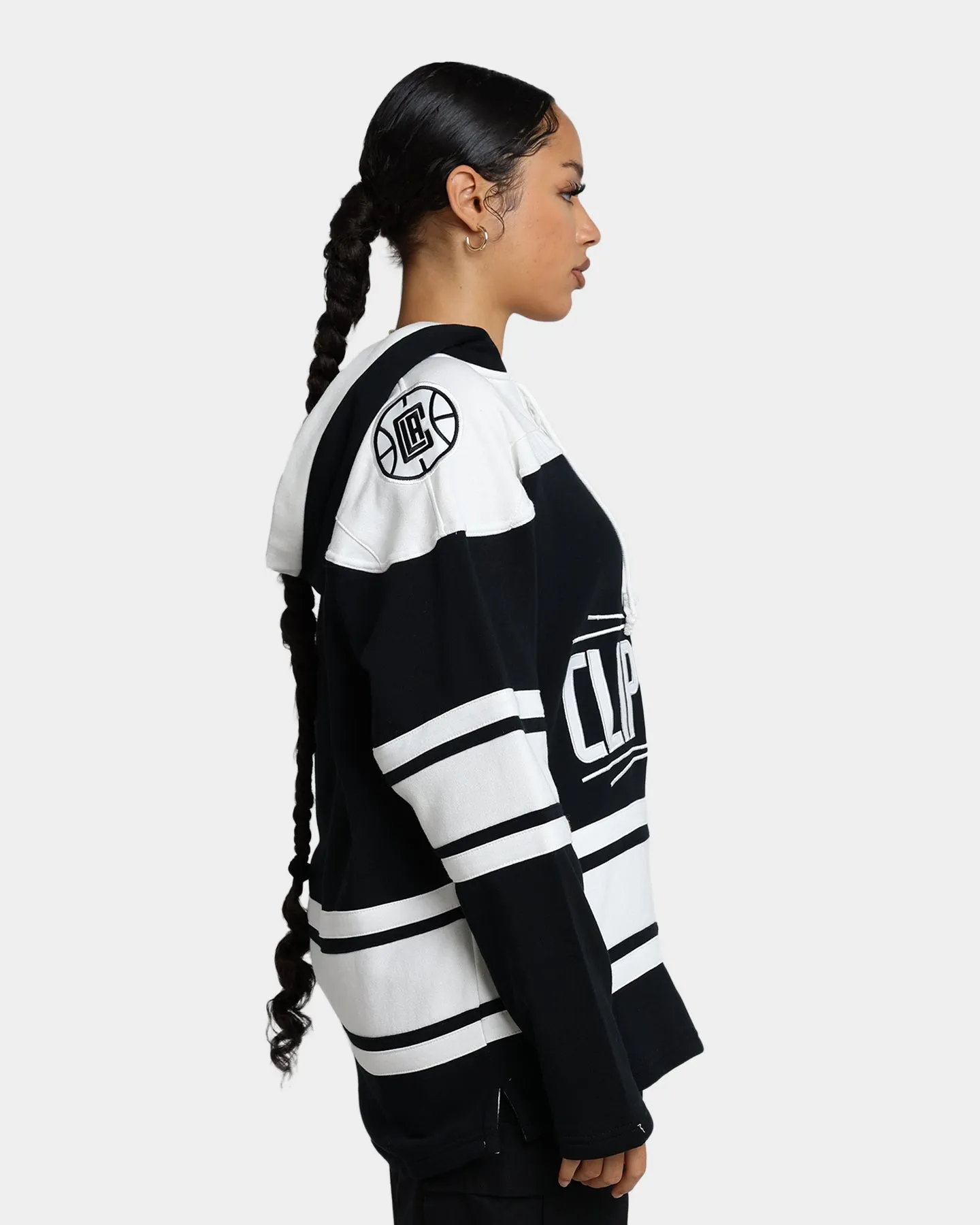 47 Brand LA Clippers Superior Lacer Hoodie Jet Black