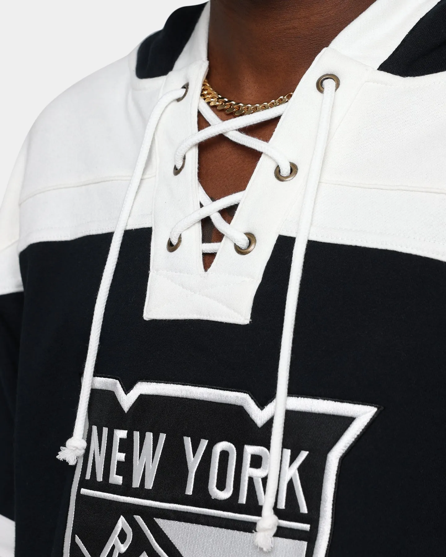 47 Brand New York Rangers Superior Lacer Hoodie Jet Black