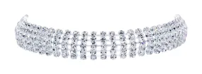 5 Row Domed Choker #11485
