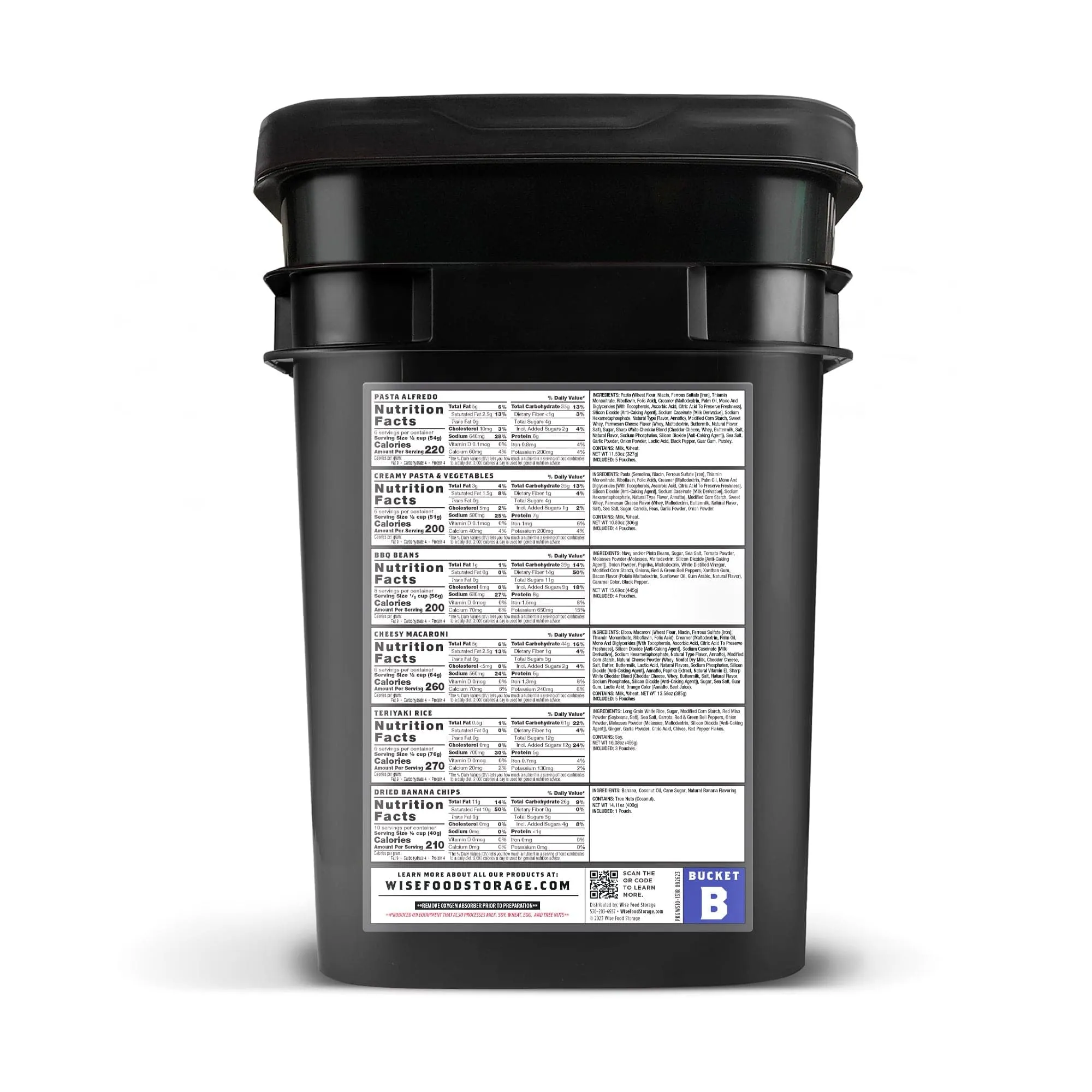 6-Month Survival Food Supply (Over 2,200  Calories/Day)