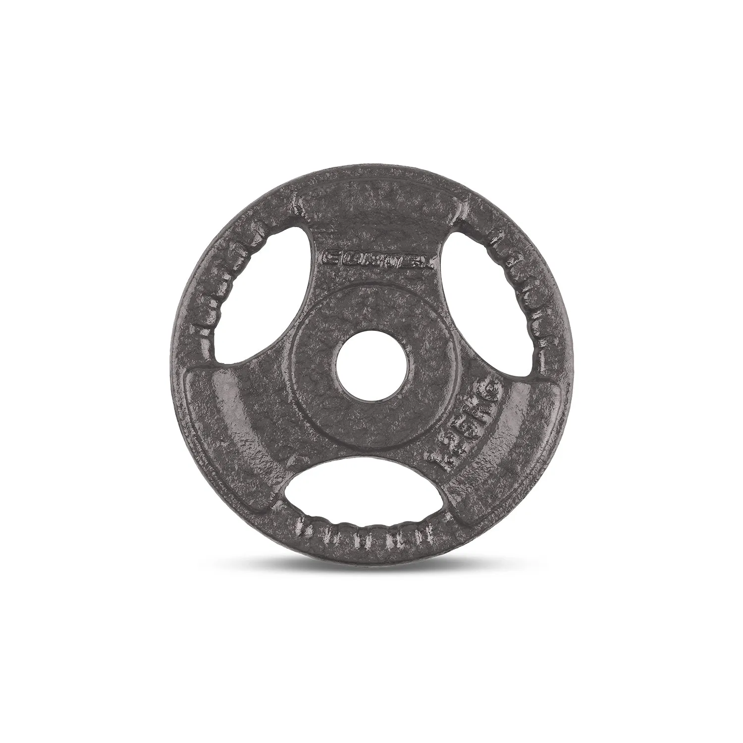 65kg Cast Iron Barbell Weight Set, Tri-Grip Plates 25mm