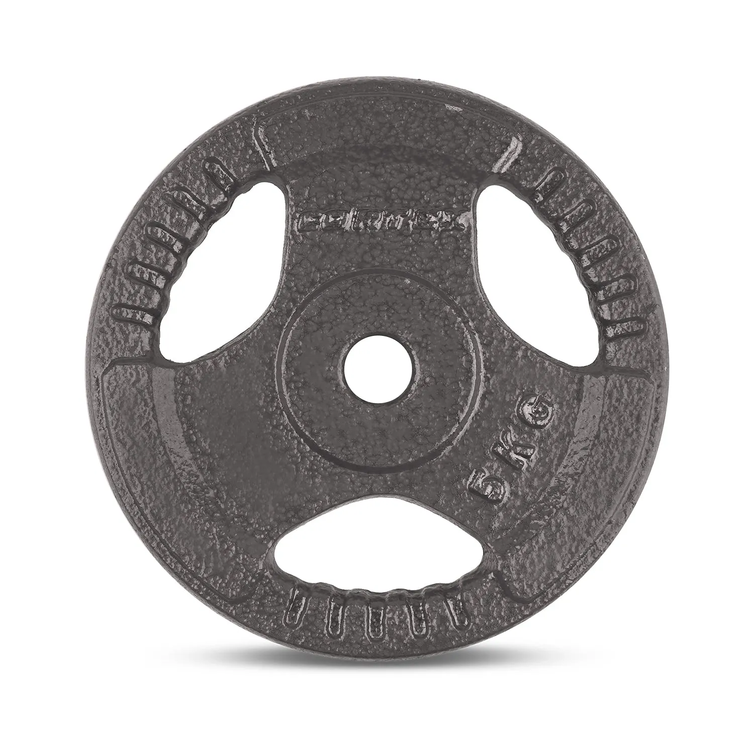 65kg Cast Iron Barbell Weight Set, Tri-Grip Plates 25mm