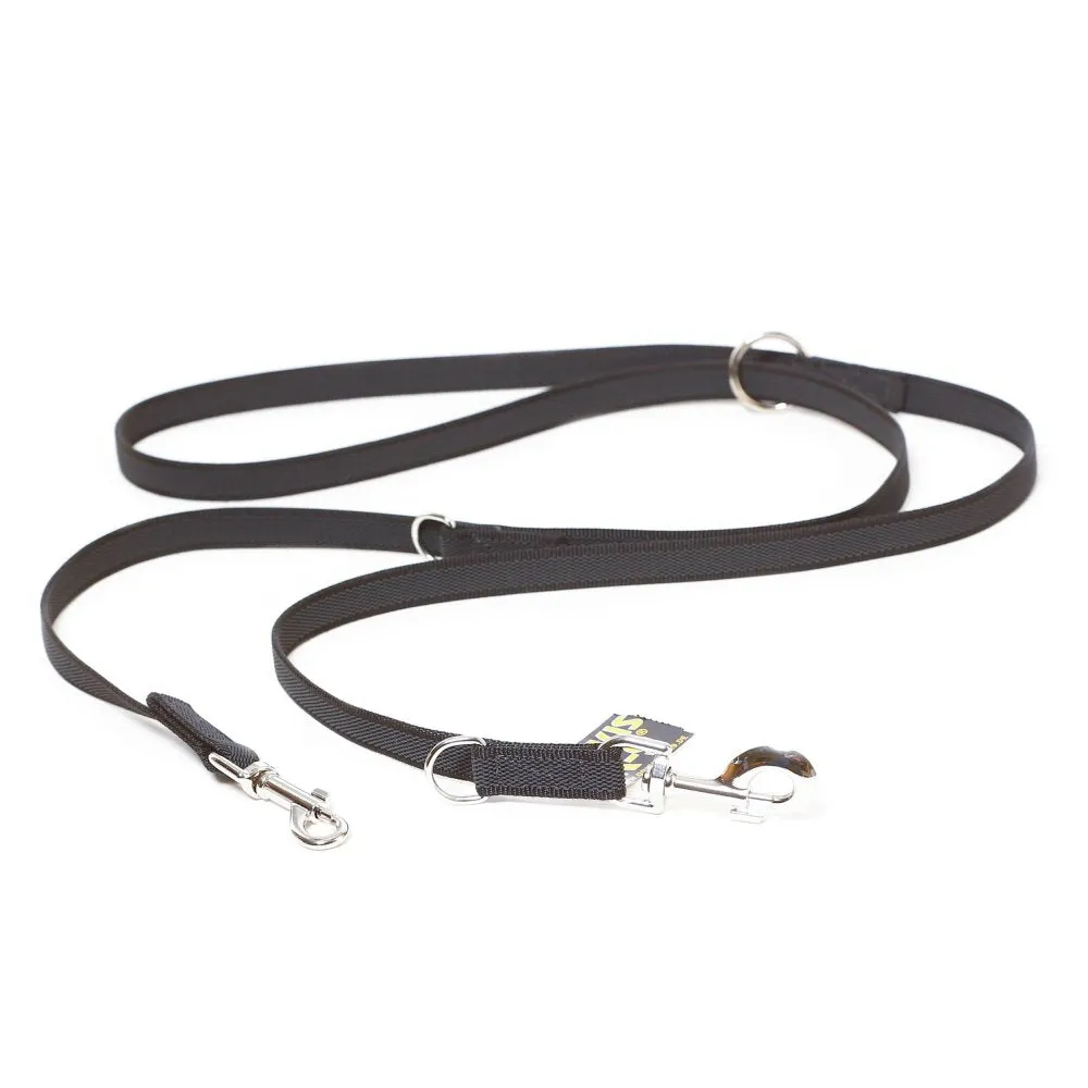 7.2 Foot / 2.2 Meter Double Clasp - Adjustable Length - Super Grip Leash