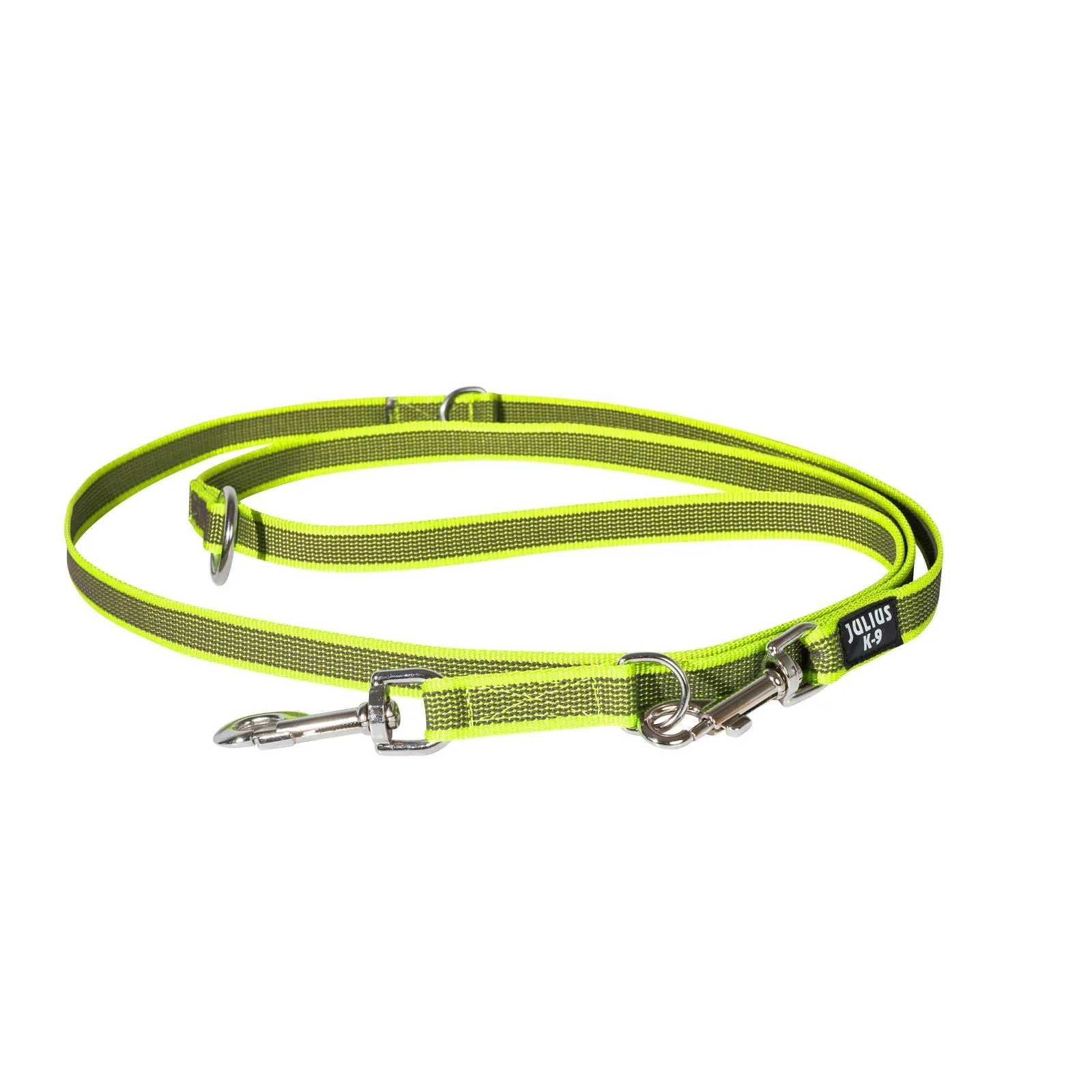 7.2 Foot / 2.2 Meter Double Clasp - Adjustable Length - Super Grip Leash