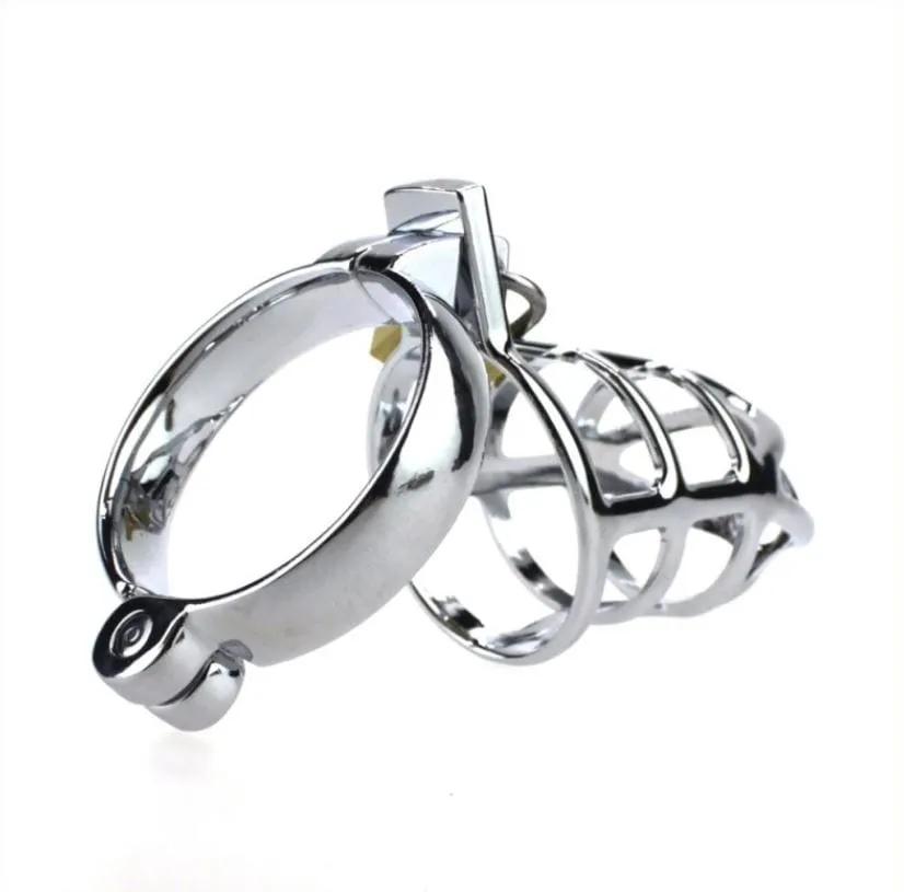 8707HS-SIS Deluxe Sissy Cock Tease Locking Steel Male Chastity Set - Ultimate Teasing and Restraint Experience