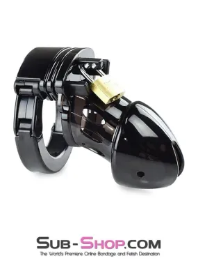 8910AX      Black Jack Adjustable Locking Male Cock Cuff Chastity Device
