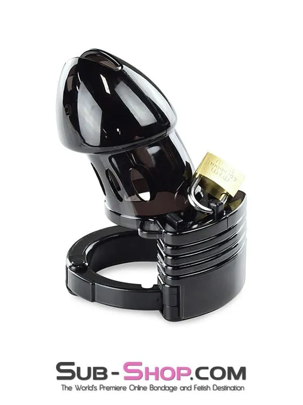 8910AX      Black Jack Adjustable Locking Male Cock Cuff Chastity Device