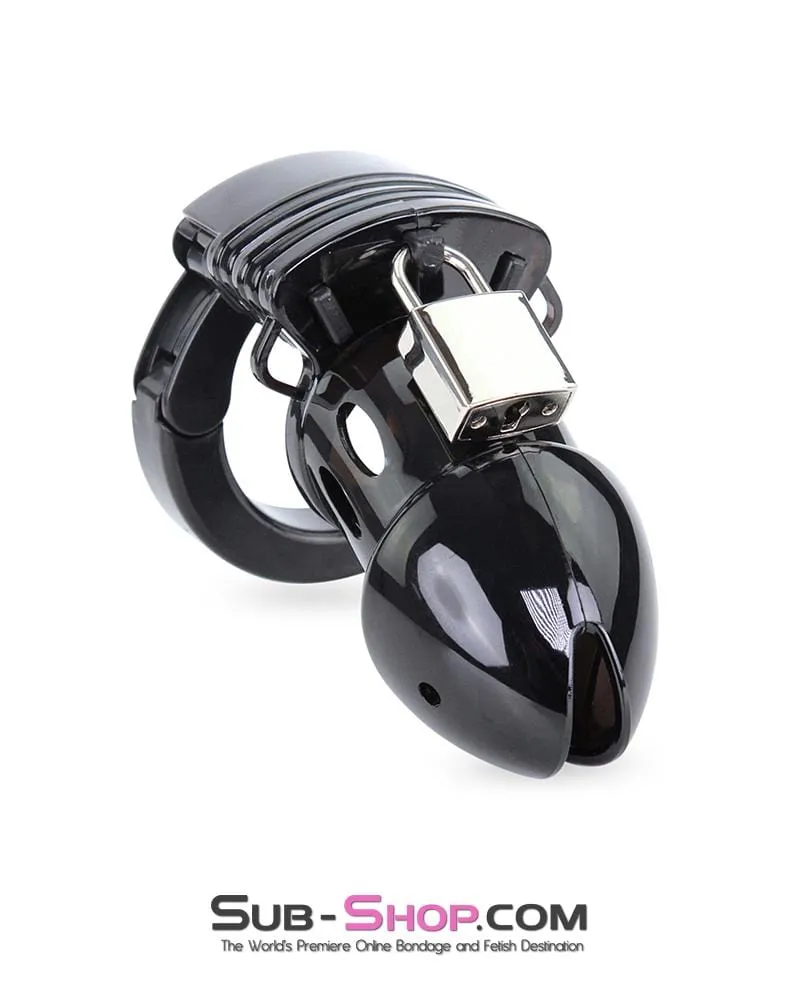 8910AX      Black Jack Adjustable Locking Male Cock Cuff Chastity Device