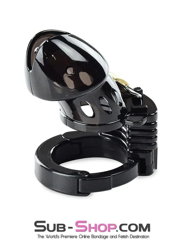 8910AX      Black Jack Adjustable Locking Male Cock Cuff Chastity Device