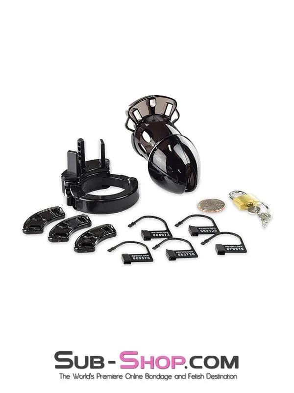 8910AX      Black Jack Adjustable Locking Male Cock Cuff Chastity Device