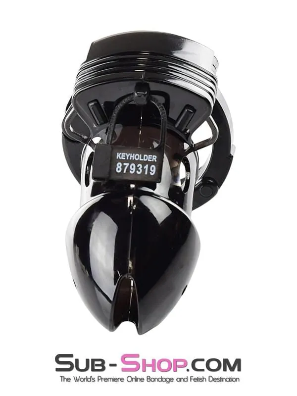 8910AX      Black Jack Adjustable Locking Male Cock Cuff Chastity Device