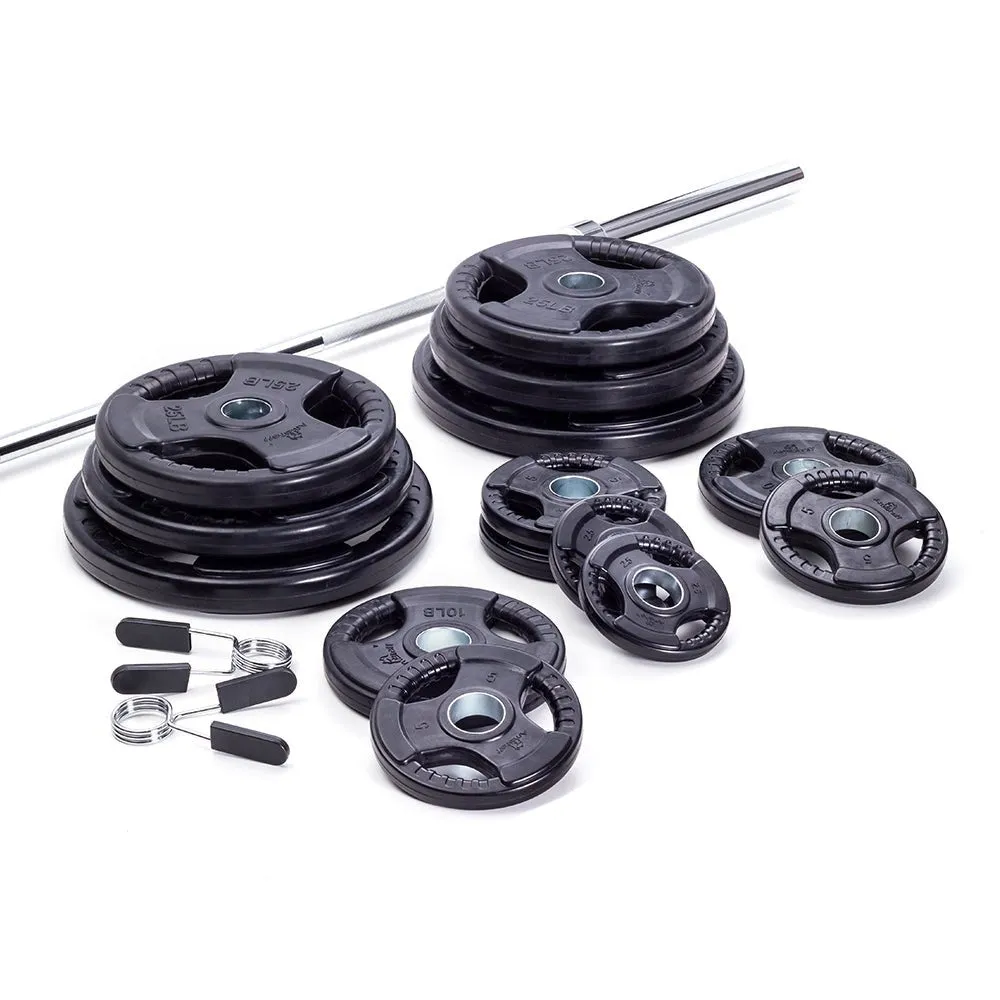 AmStaff Fitness Virgin Rubber Grip Olympic Plates