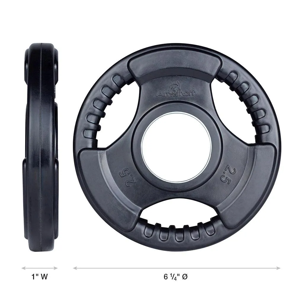 AmStaff Fitness Virgin Rubber Grip Olympic Plates