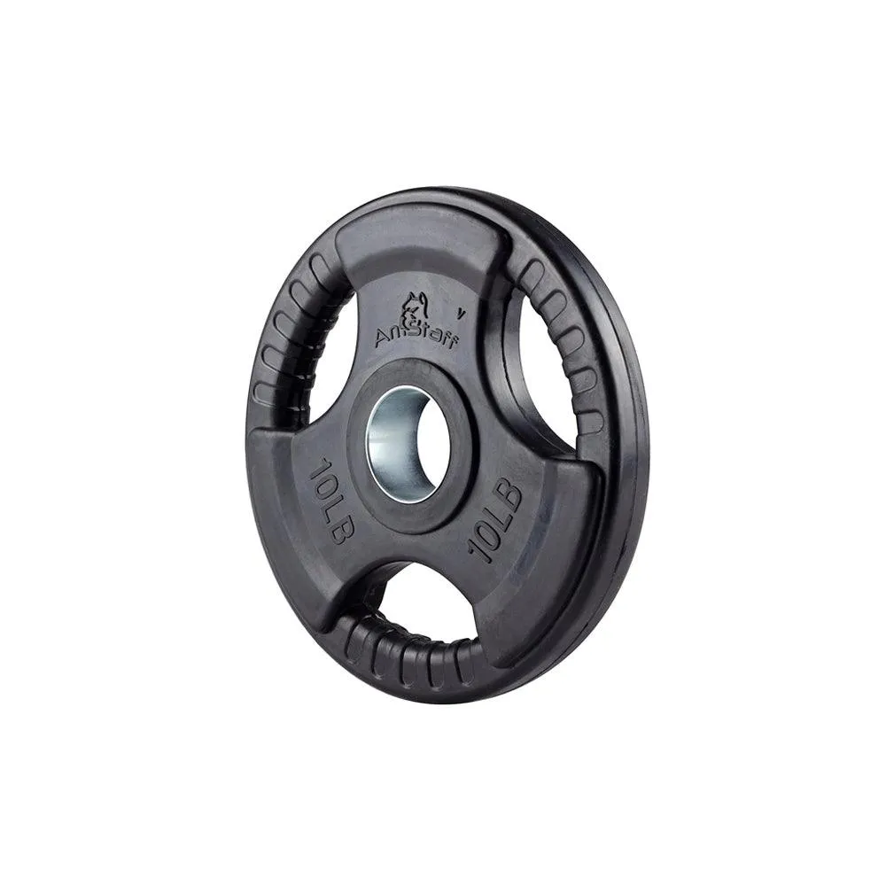 AmStaff Fitness Virgin Rubber Grip Olympic Plates