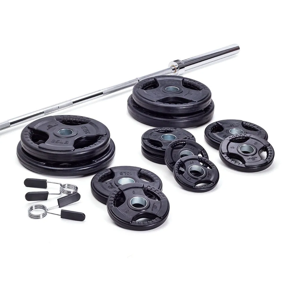 AmStaff Fitness Virgin Rubber Grip Olympic Plates