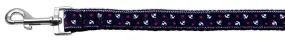 Anchors Nylon Ribbon Leash Blue 1 inch wide 6ft Long