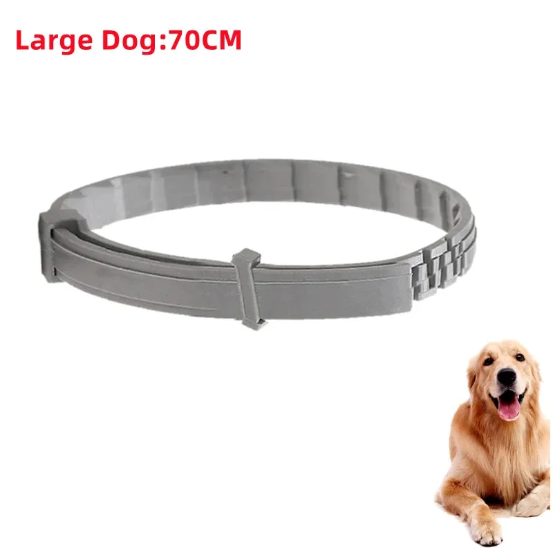 Anti Flea and Ticks Collar with 8-12 Month Protection Pet Collars For Puppy Cat Large Dogs *ALL NATURAL INGREDIENTS*