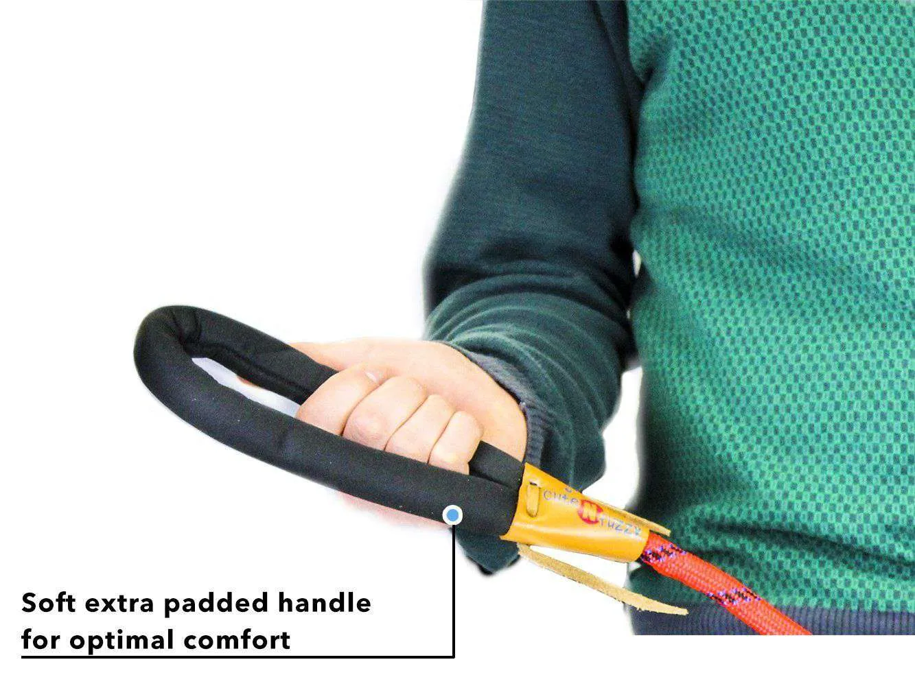 BARGAIN BIN CuteNfuzzy Adjustable Loop Slip Dog Leash with Soft Handle 6 Ft