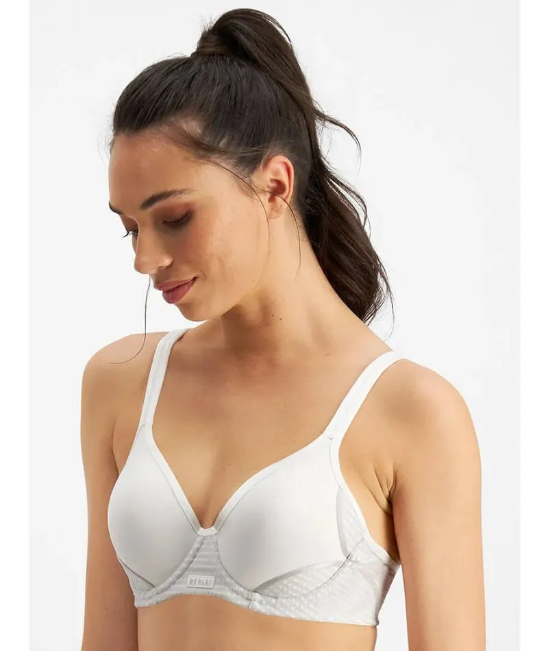 Berlei Electrify Mesh Contour Sports Bra - White