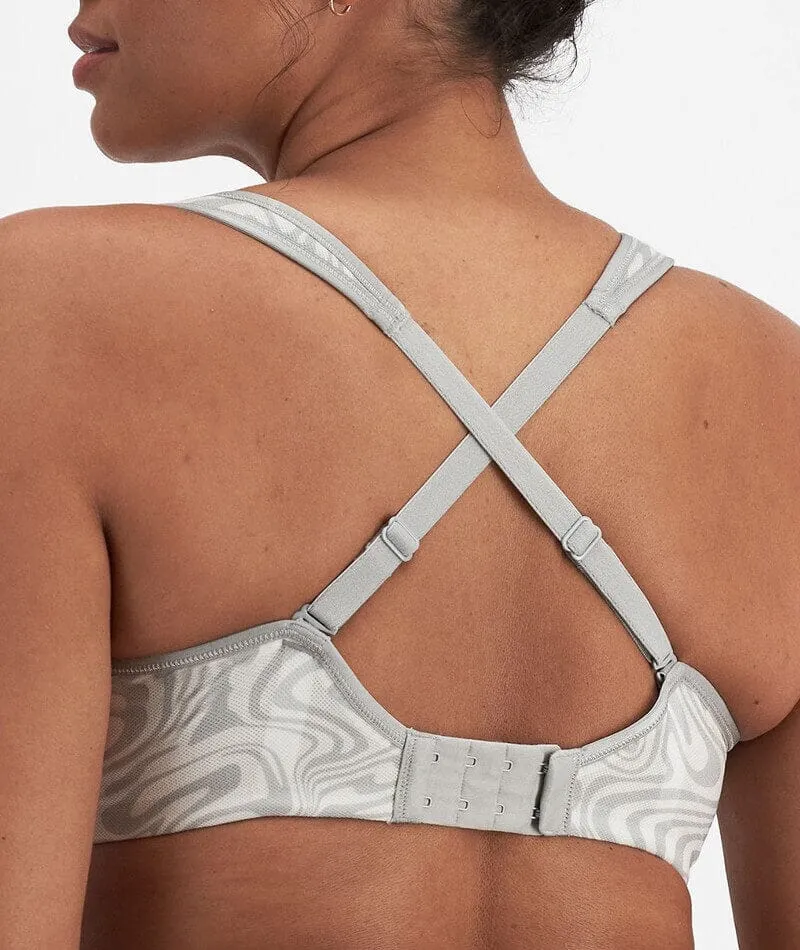 Berlei Full Support Sport Underwire Bra - Topographic/Steel City