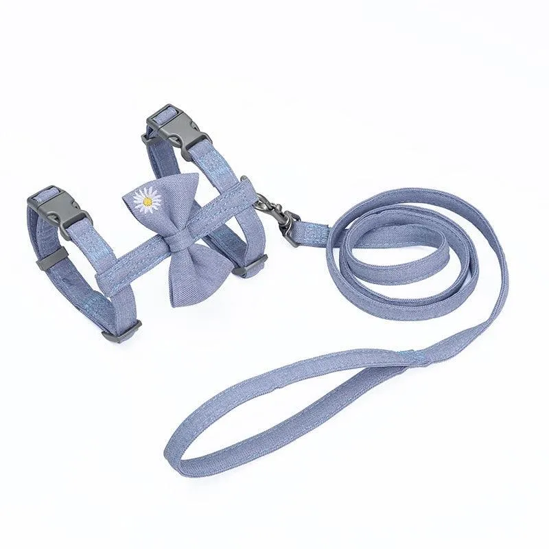 Big Bow Adjustable Cat Harness