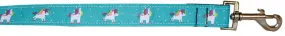 Blue Unicorn Nylon Pet Leash 1in By 4ft