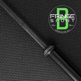 Bomba Barbell - Black 20kg by FringeSport