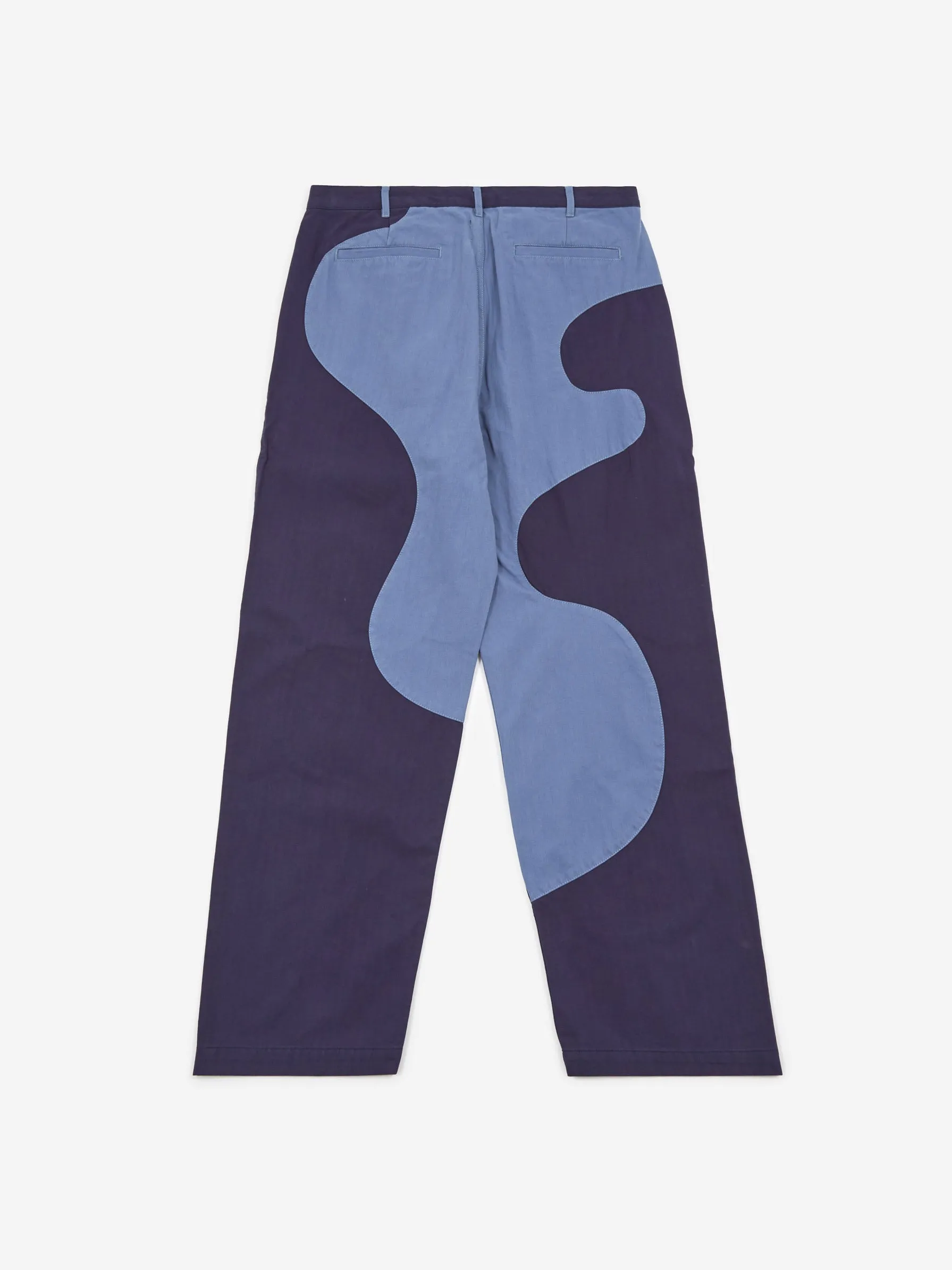 Brain Dead Goop Herringbone Trouser - Navy
