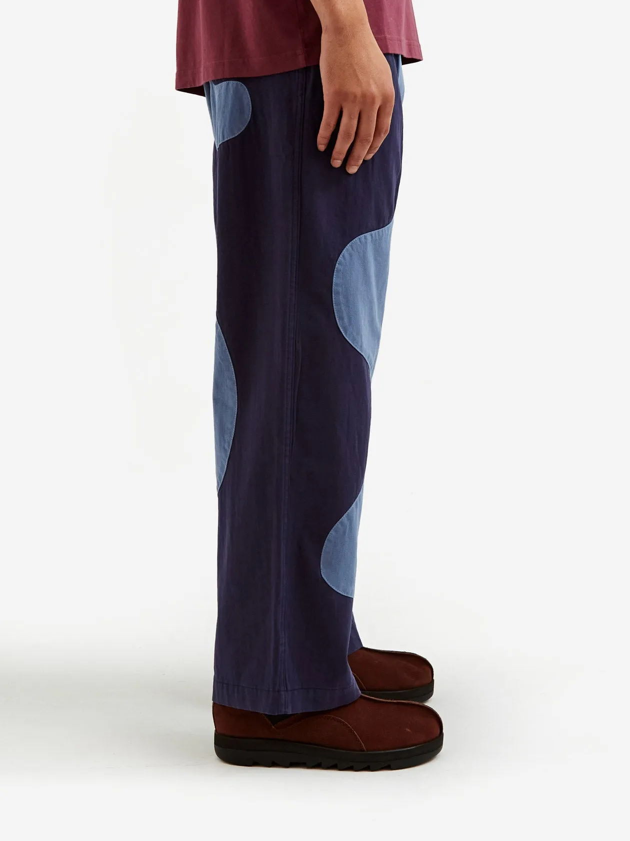 Brain Dead Goop Herringbone Trouser - Navy