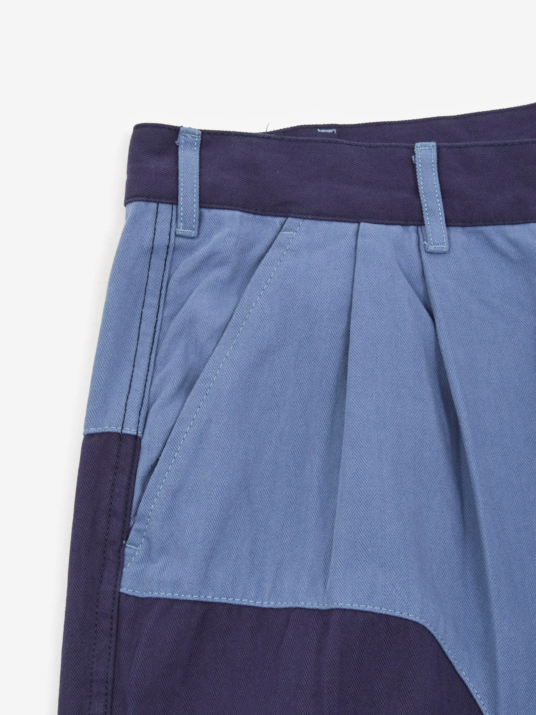 Brain Dead Goop Herringbone Trouser - Navy