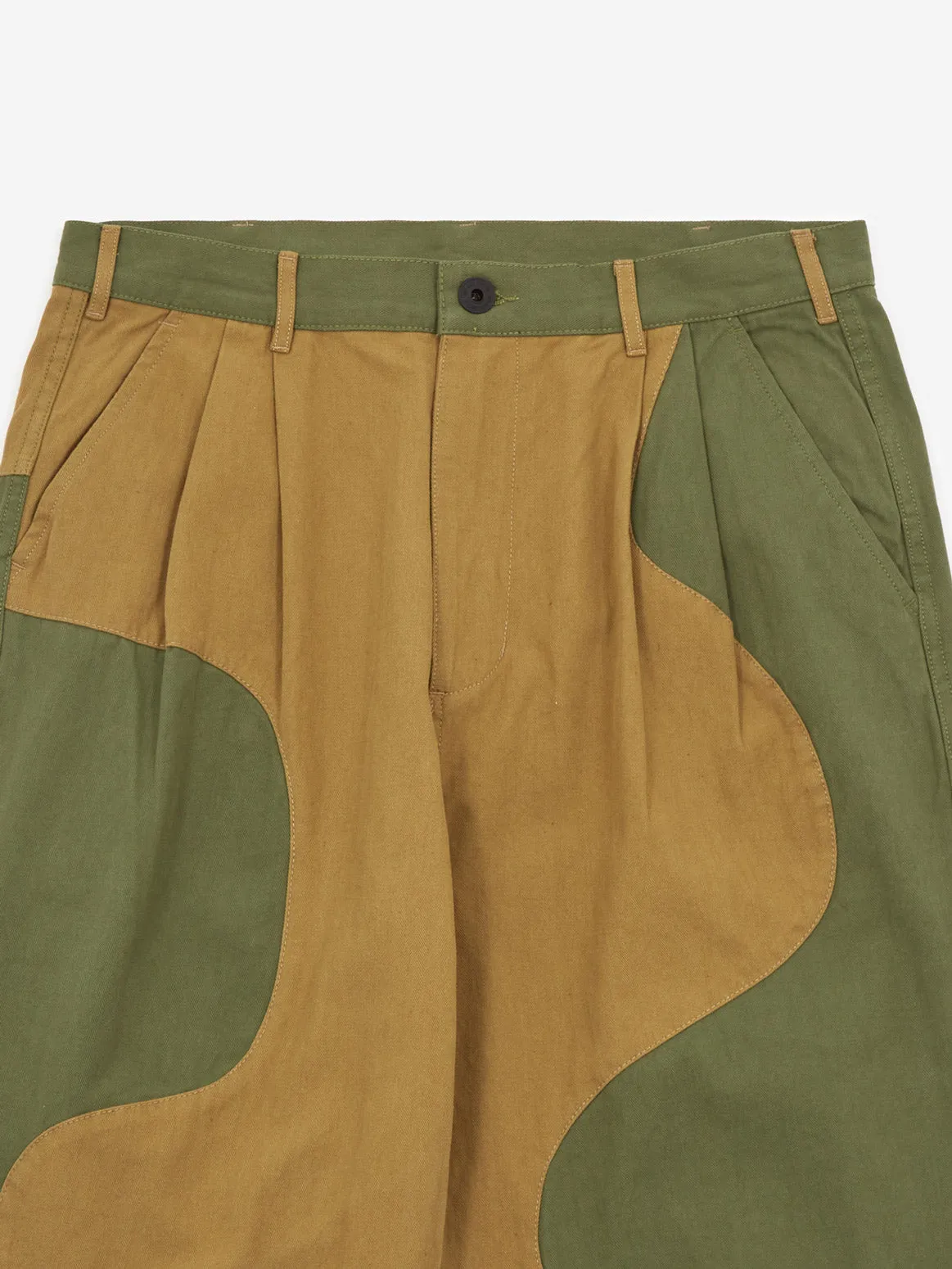 Brain Dead Goop Herringbone Trouser - Olive