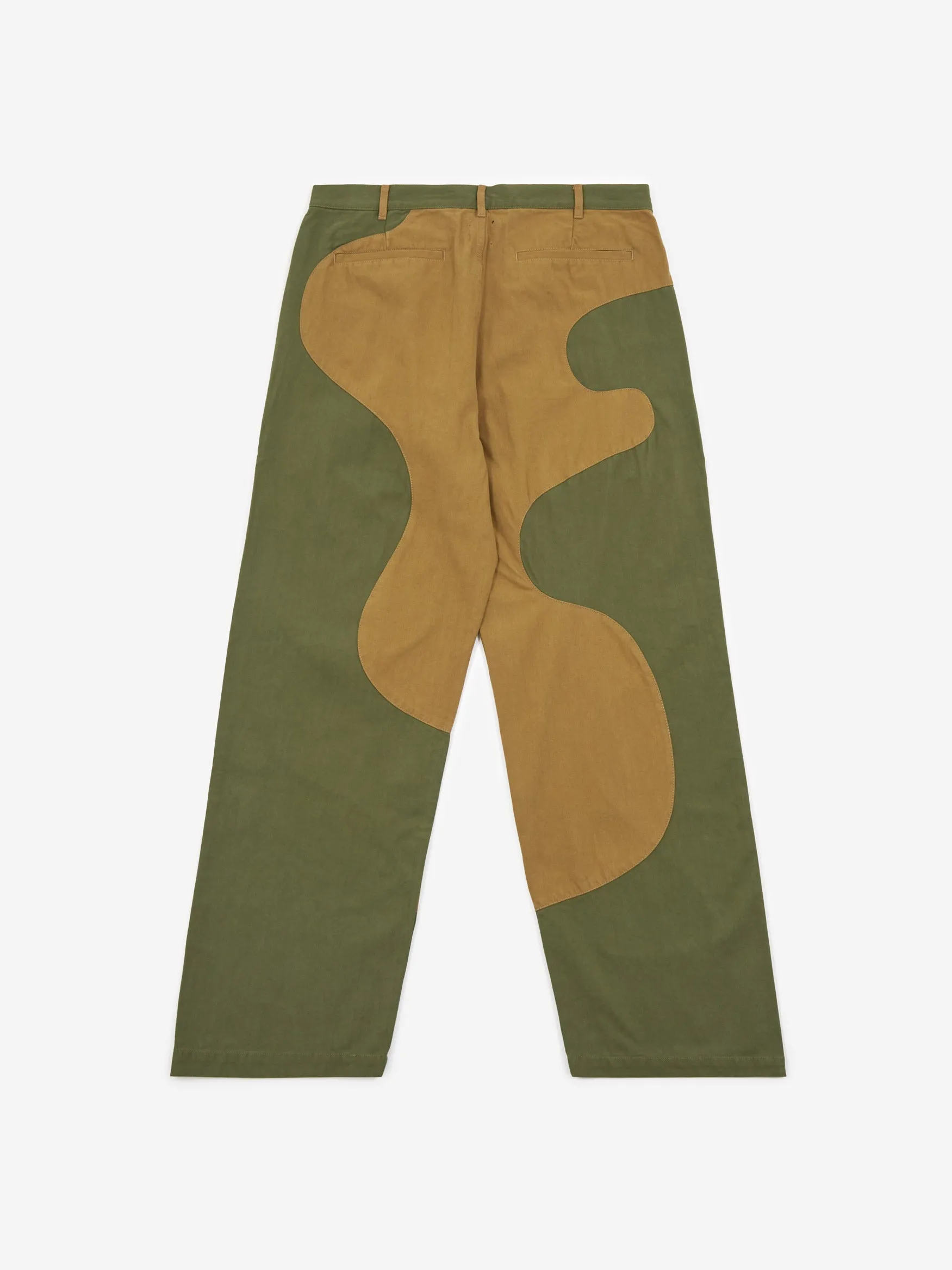 Brain Dead Goop Herringbone Trouser - Olive