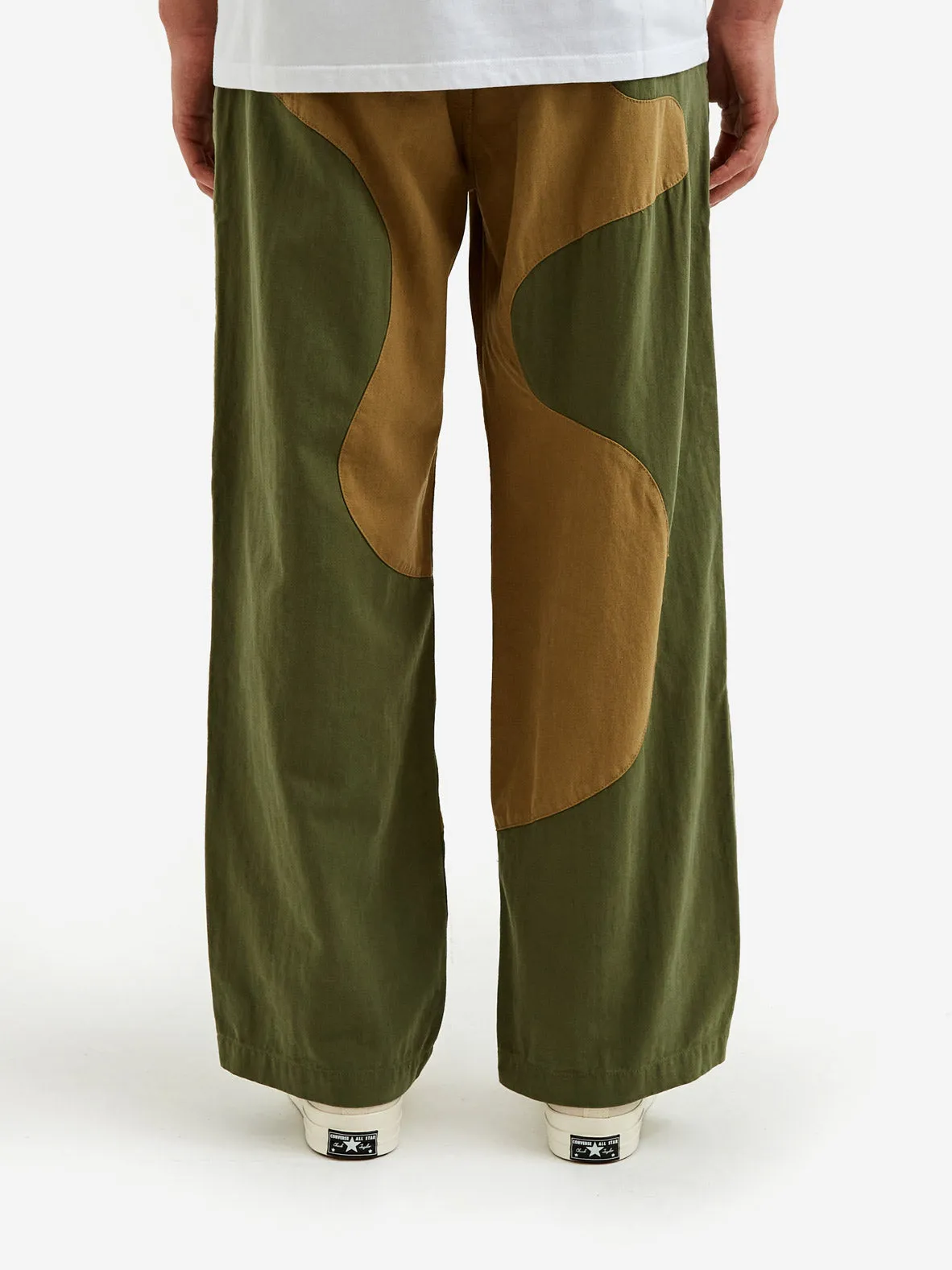 Brain Dead Goop Herringbone Trouser - Olive