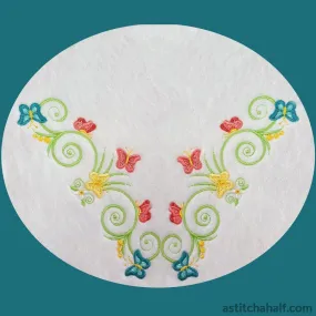 Butterfly Kisses Neckline Variety
