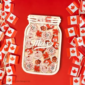 Canada day reward jar tokens, personalized reward jar, reward system, reward tokens, reward chart, gift for kids, class reward jar rejar