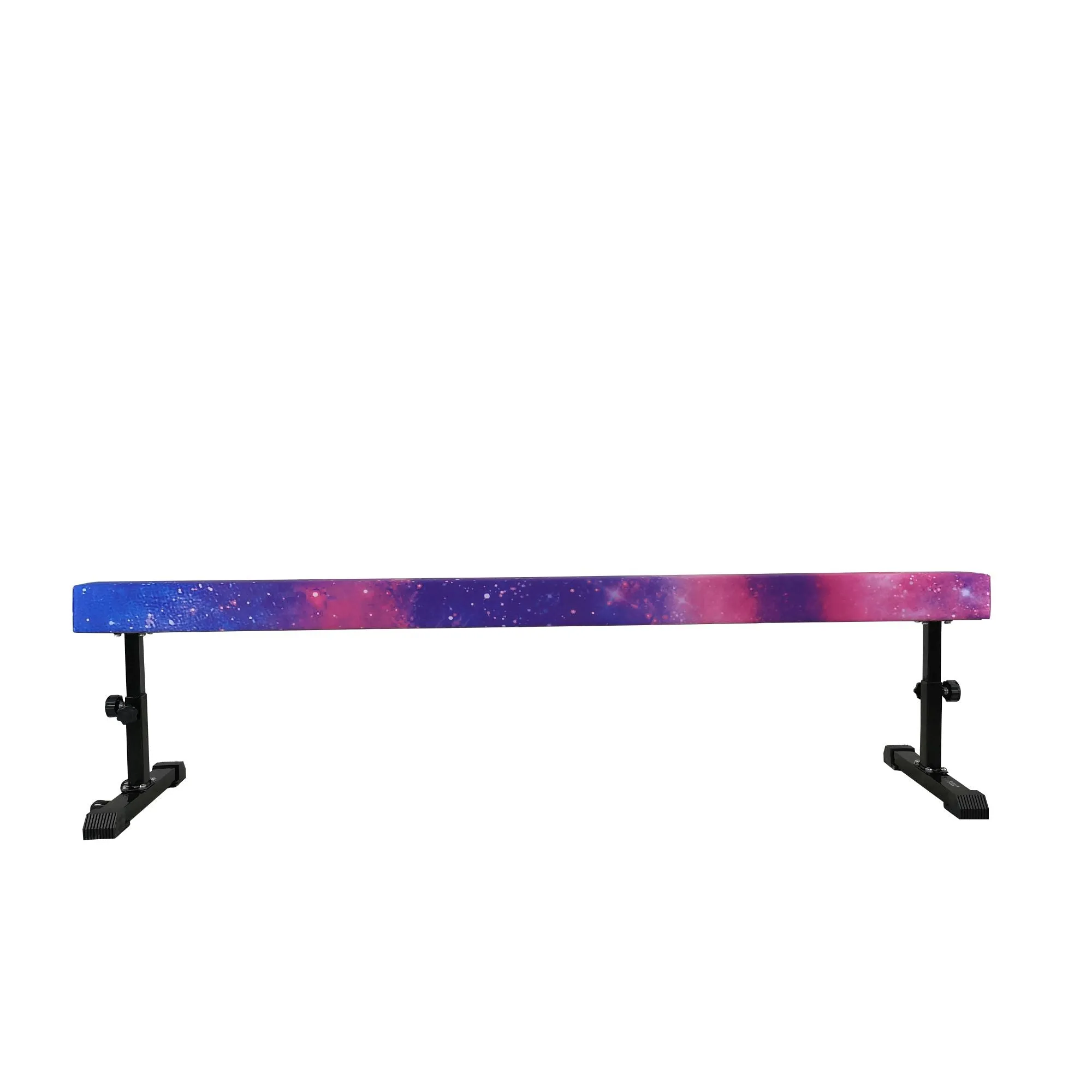 CLEARANCE Solid 8ft Gymnastics Beams, with wheels and adjustable legs - Cosmic