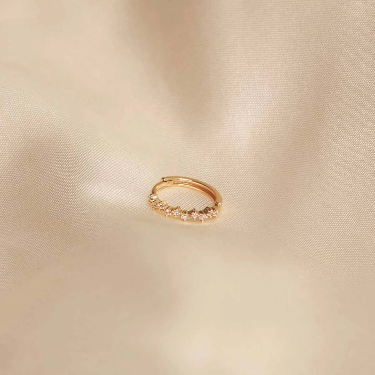 Cluster Hoop 11.5mm in Gold