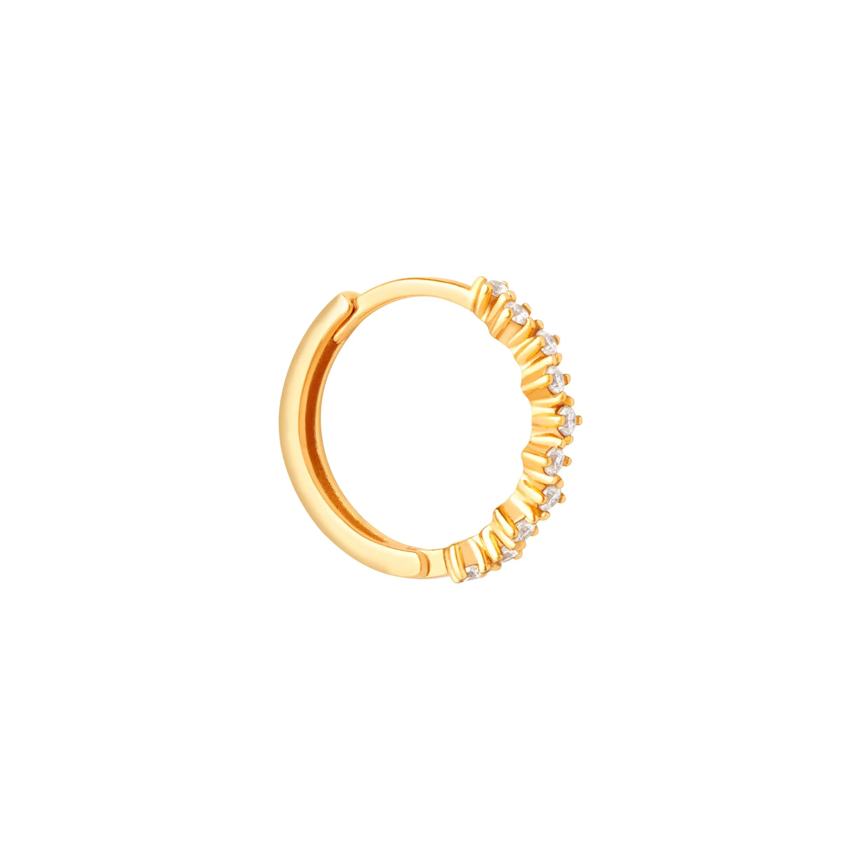 Cluster Hoop 11.5mm in Gold