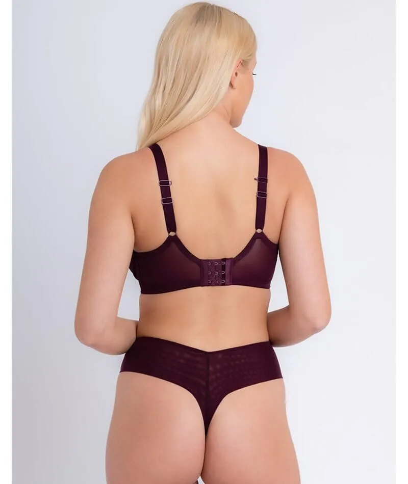 Curvy Kate Centre Stage Deep Thong - Fig Purple